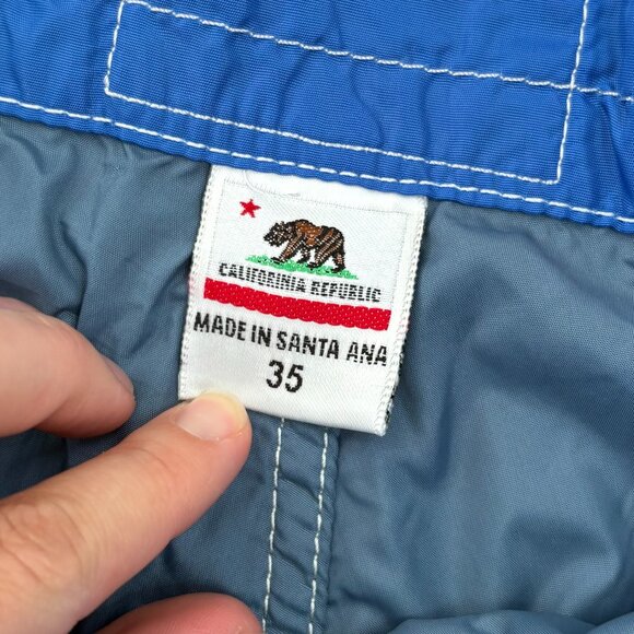 Birdwell Beach Britches Nylon Board Shorts Mens Size 35 - Picture 2 of 5